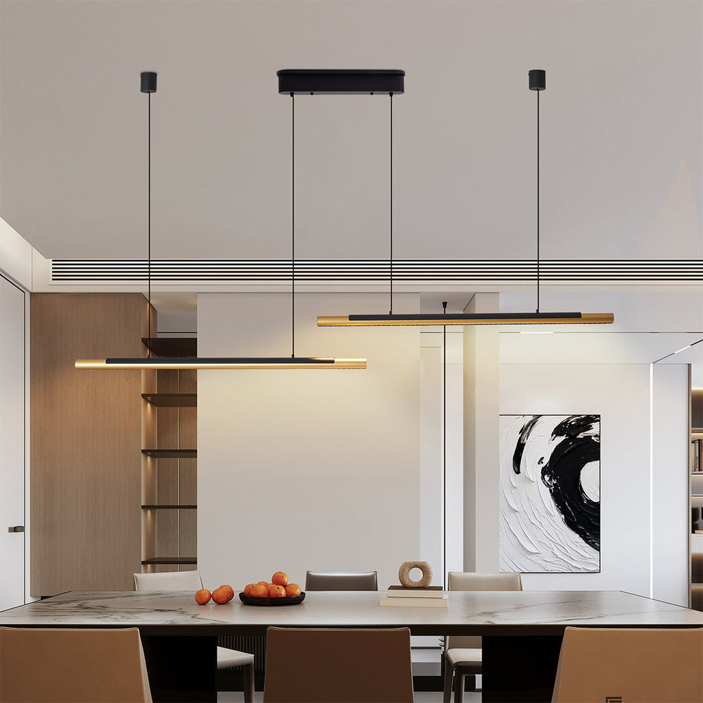 CHARLESTON TWILIGHT DUAL-HEAD LINEAR PENDANT LIGHT