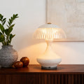 FENTON MODERNIST TABLE LAMP WITH INTEGRATED CHARGER