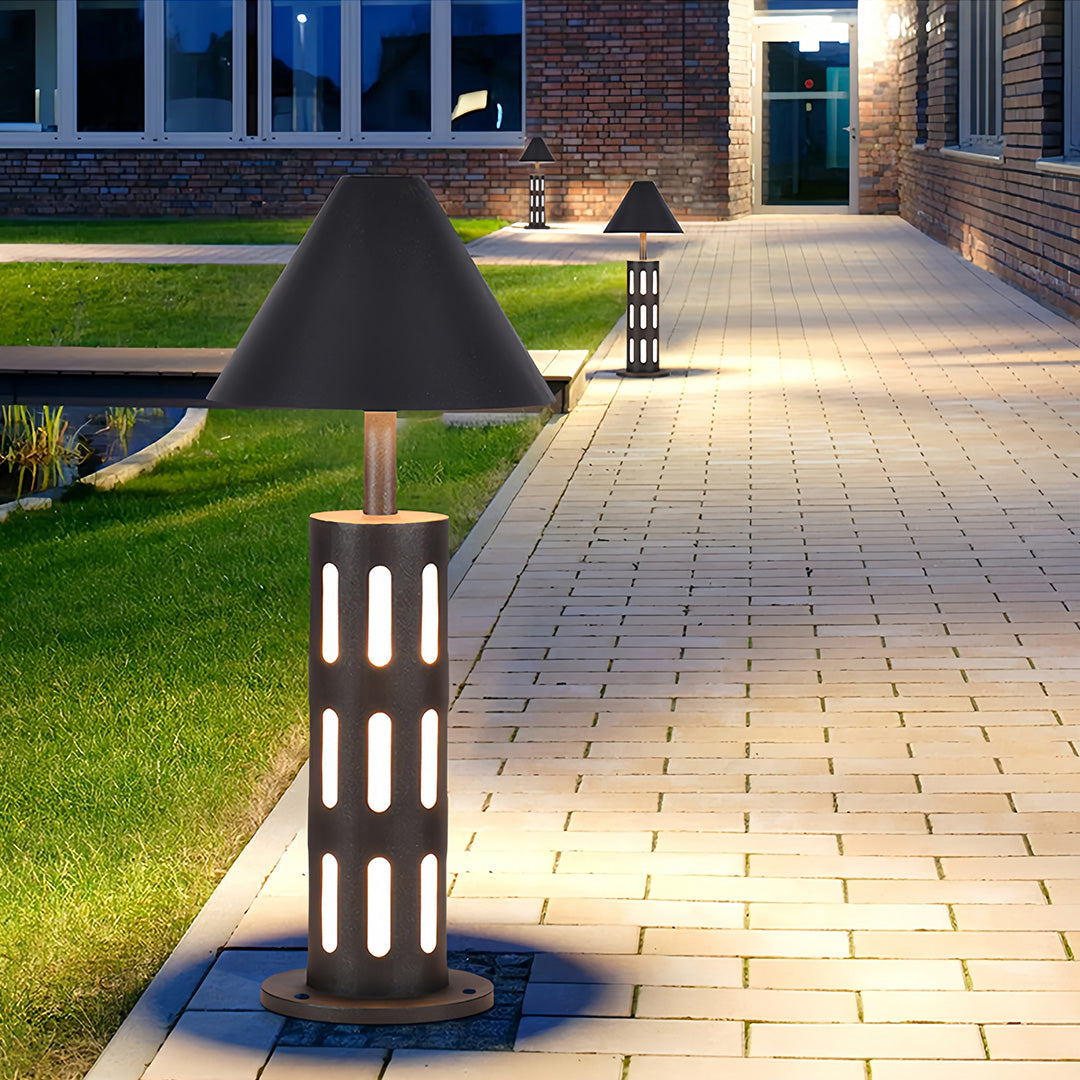 RAVENHURST PERFORATED CIRCULAR GARDEN LANTERN