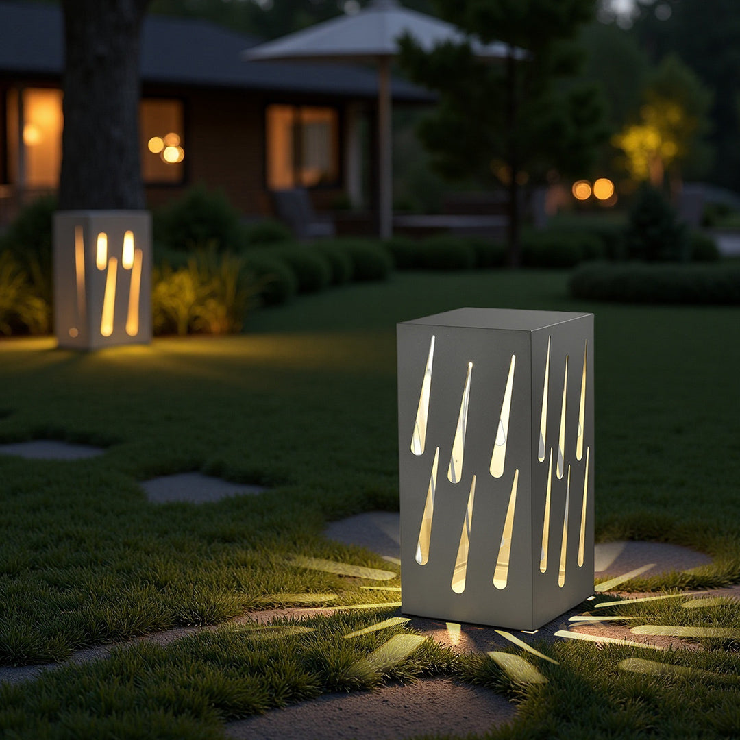 WINDSOR PERFORATED OUTDOOR BOLLARD LIGHTING