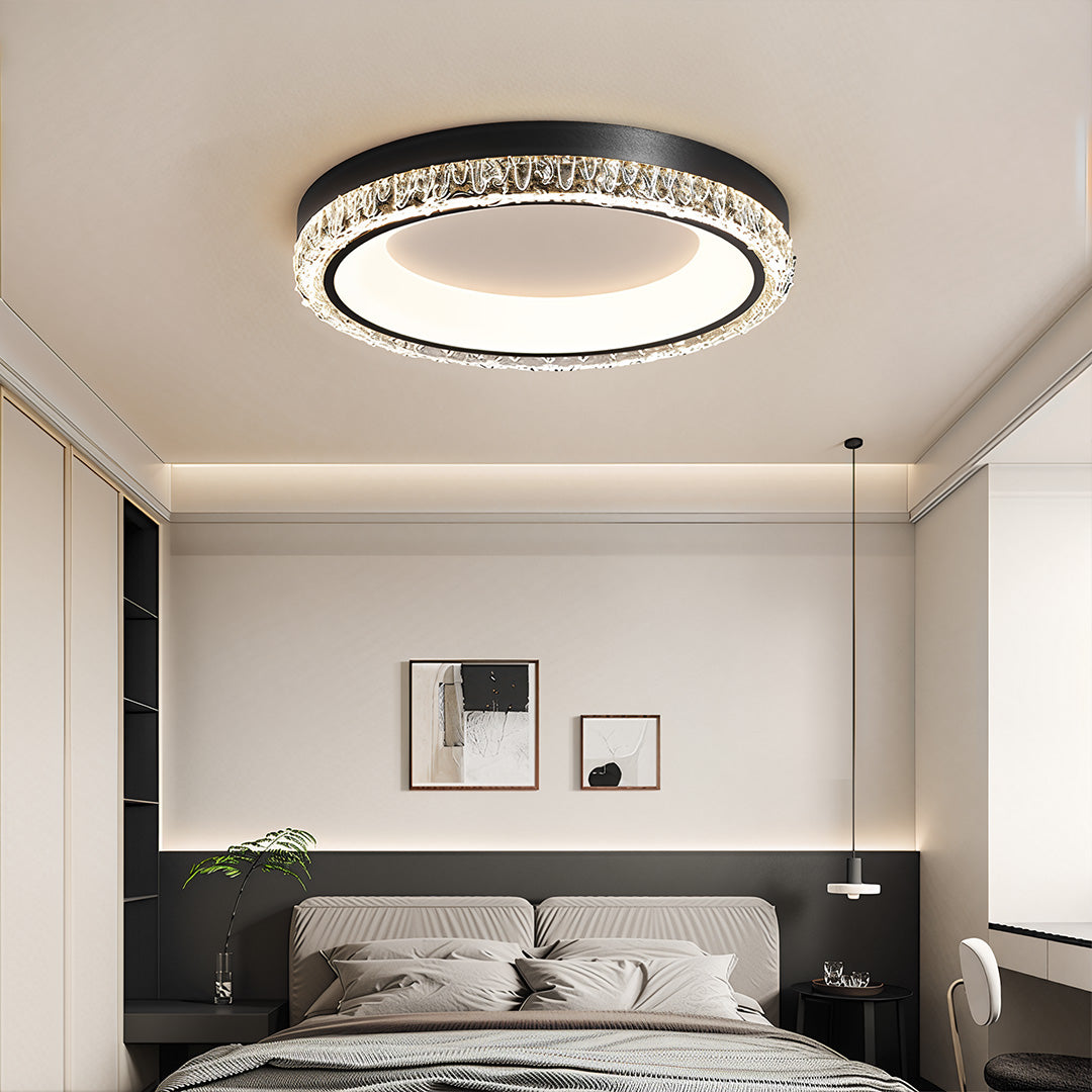WINTHROP SNOW WHITE ROUND CEILING LANTERN