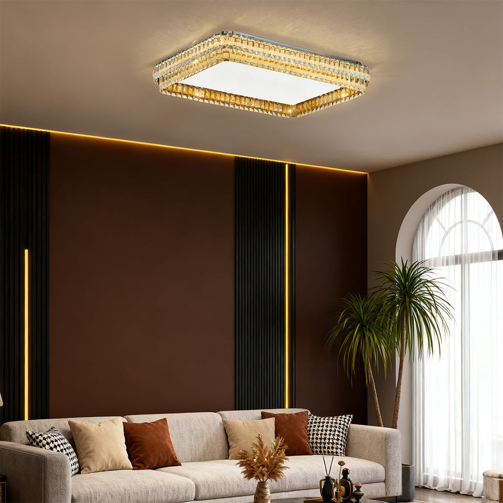 WINCHESTER CRYSTAL FLUSH-MOUNT ILLUMINATION