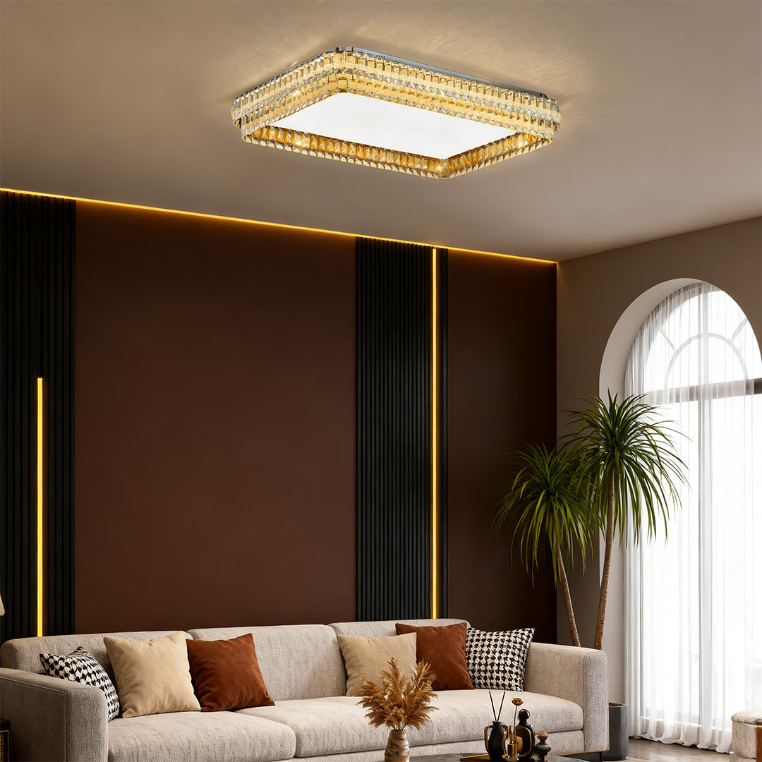 WINCHESTER CRYSTAL FLUSH-MOUNT ILLUMINATION