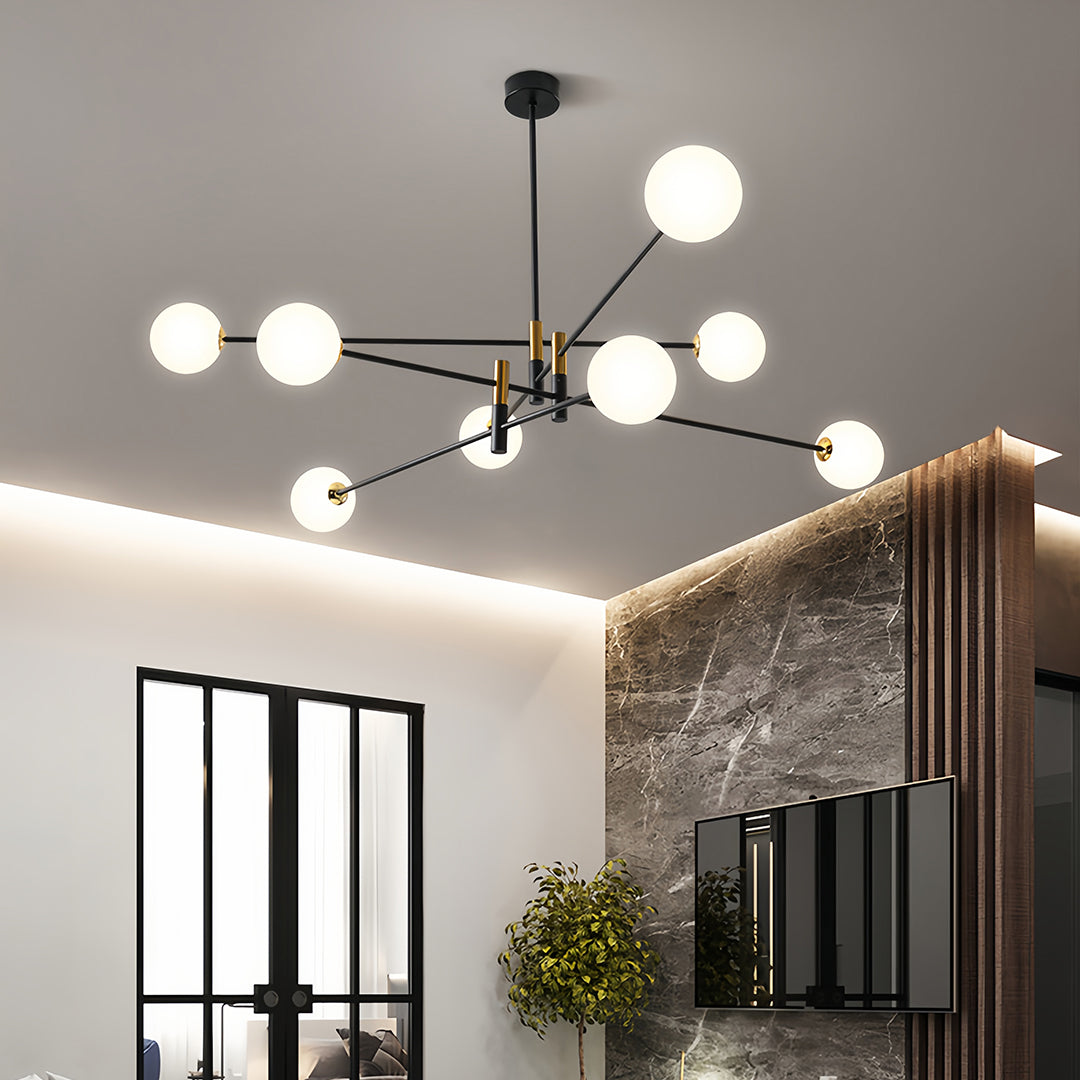 THISTLEWOOD BRANCH ILLUMINATOR IN ONYX AND GOLD