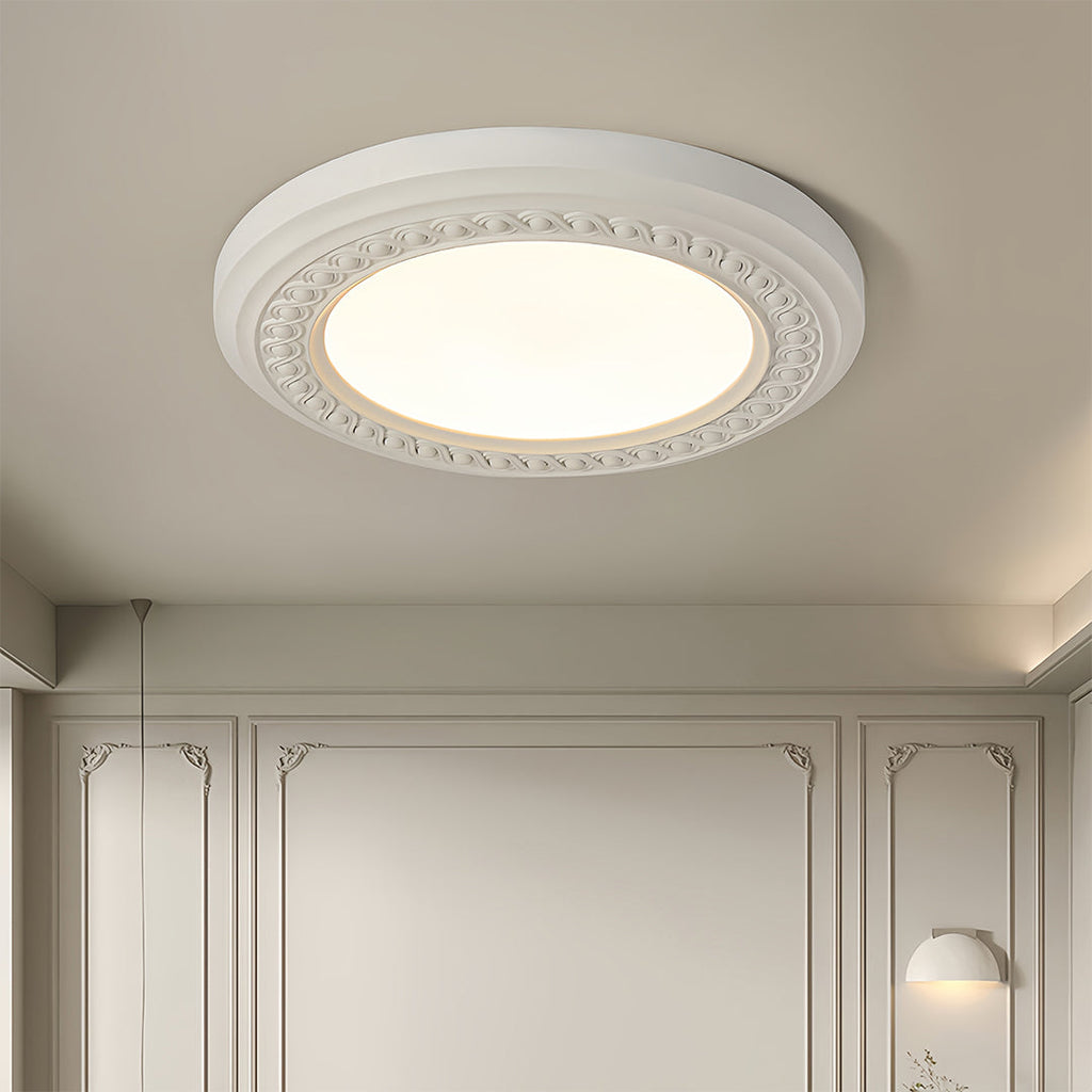 WHITECROFT RESIN EMBOSSED CEILING LANTERN