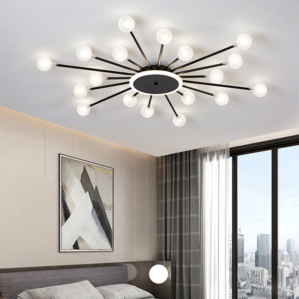 WINDSOR STARBURST GLASS CEILING LANTERN