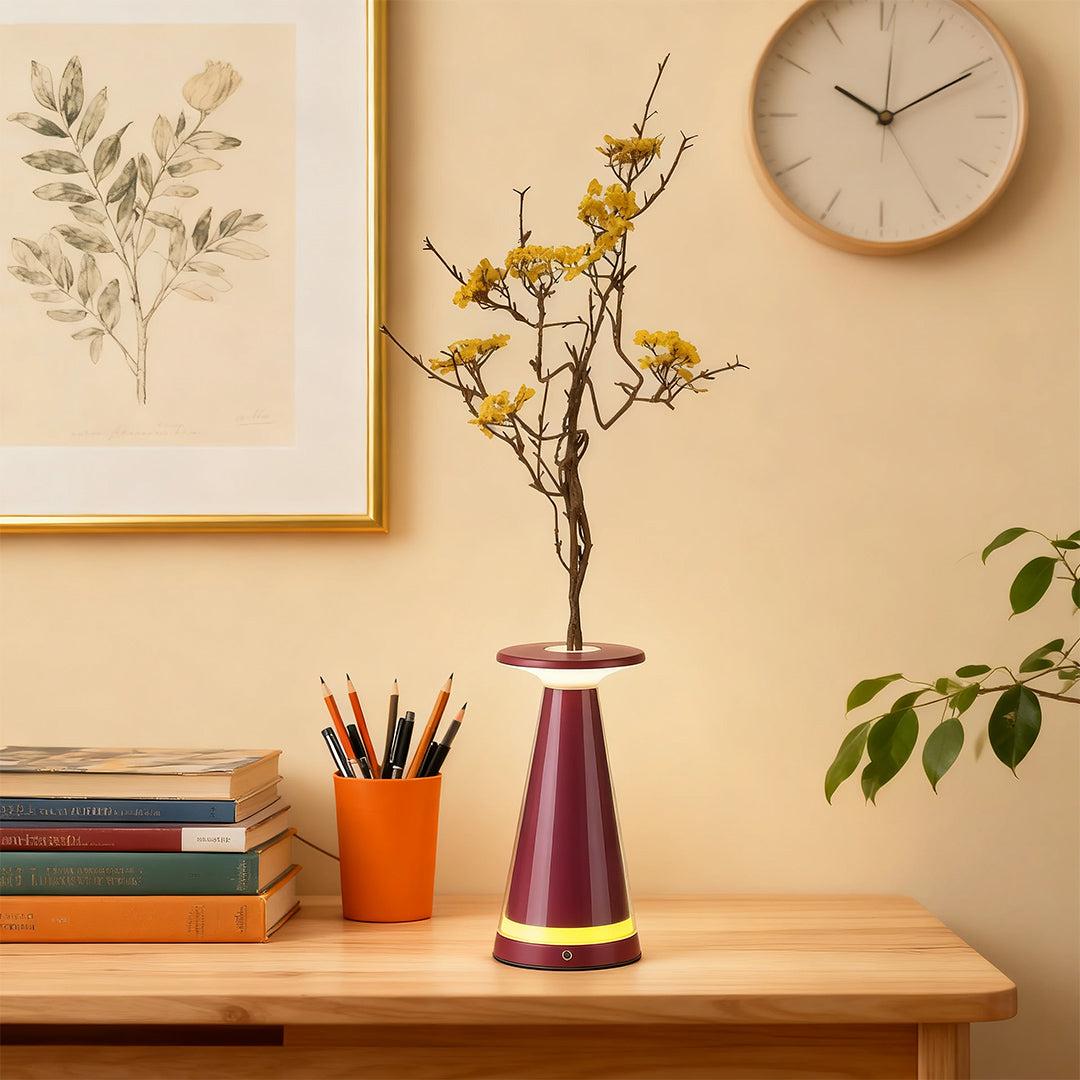 WINTERBOURNE MOSAIC VASE LAMP WITH INSECT REPELLENT ILLUMINATION