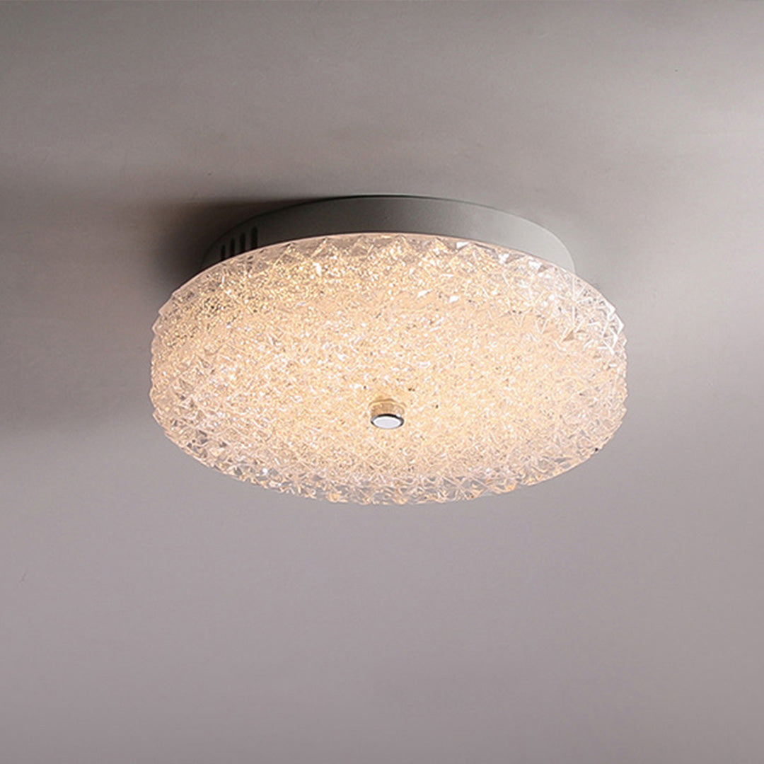 WINTHROP CRYSTAL FLUSH CEILING LANTERN