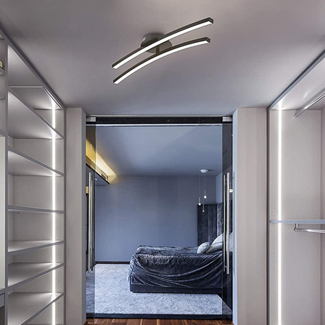 WINTHROP ROTATING LED CEILING GLOW WITH DUAL STRIPS