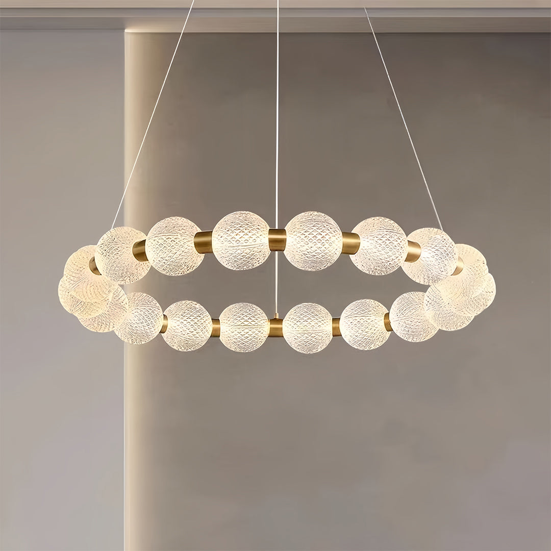 FENWICK CRYSTAL GLOBE ISLAND LIGHTING FIXTURE