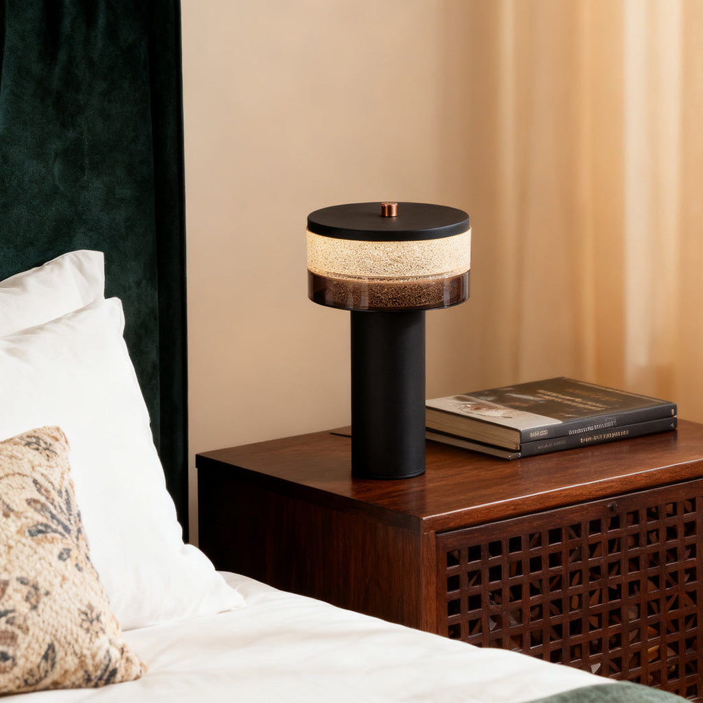 WINTERBOURNE IRON CYLINDER TABLE LAMP