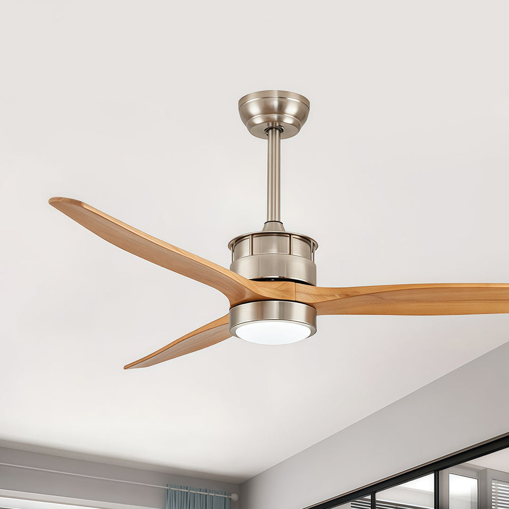 WINCHESTER MODERN AERO CEILING FAN WITH LED LIGHTING AND REMOTE CONTROL