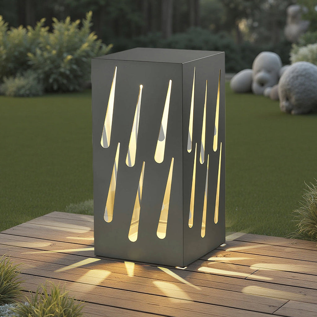 WINDSOR PERFORATED OUTDOOR BOLLARD LIGHTING