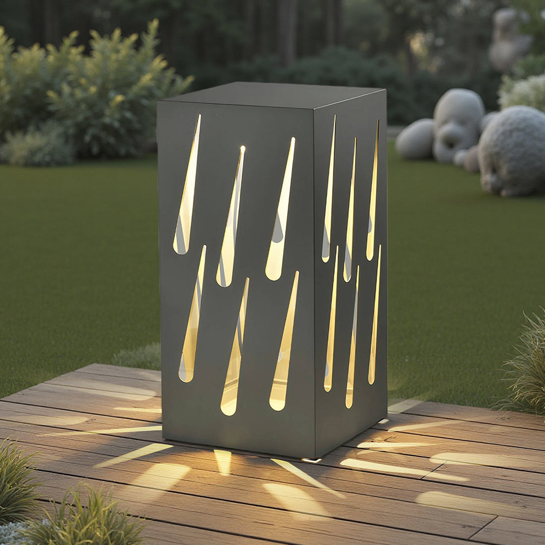 WINDSOR PERFORATED OUTDOOR BOLLARD LIGHTING