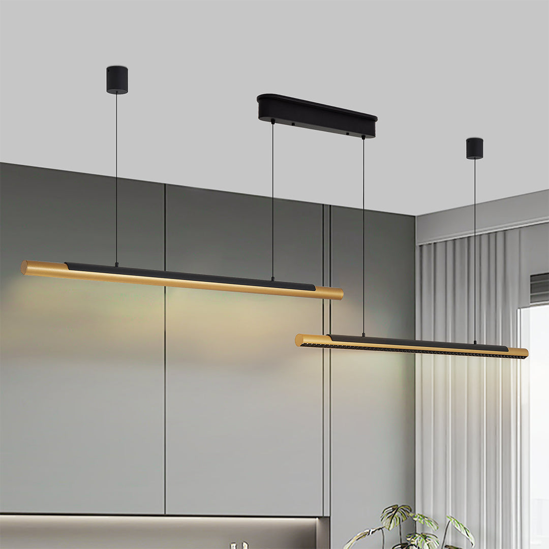 CHARLESTON TWILIGHT DUAL-HEAD LINEAR PENDANT LIGHT