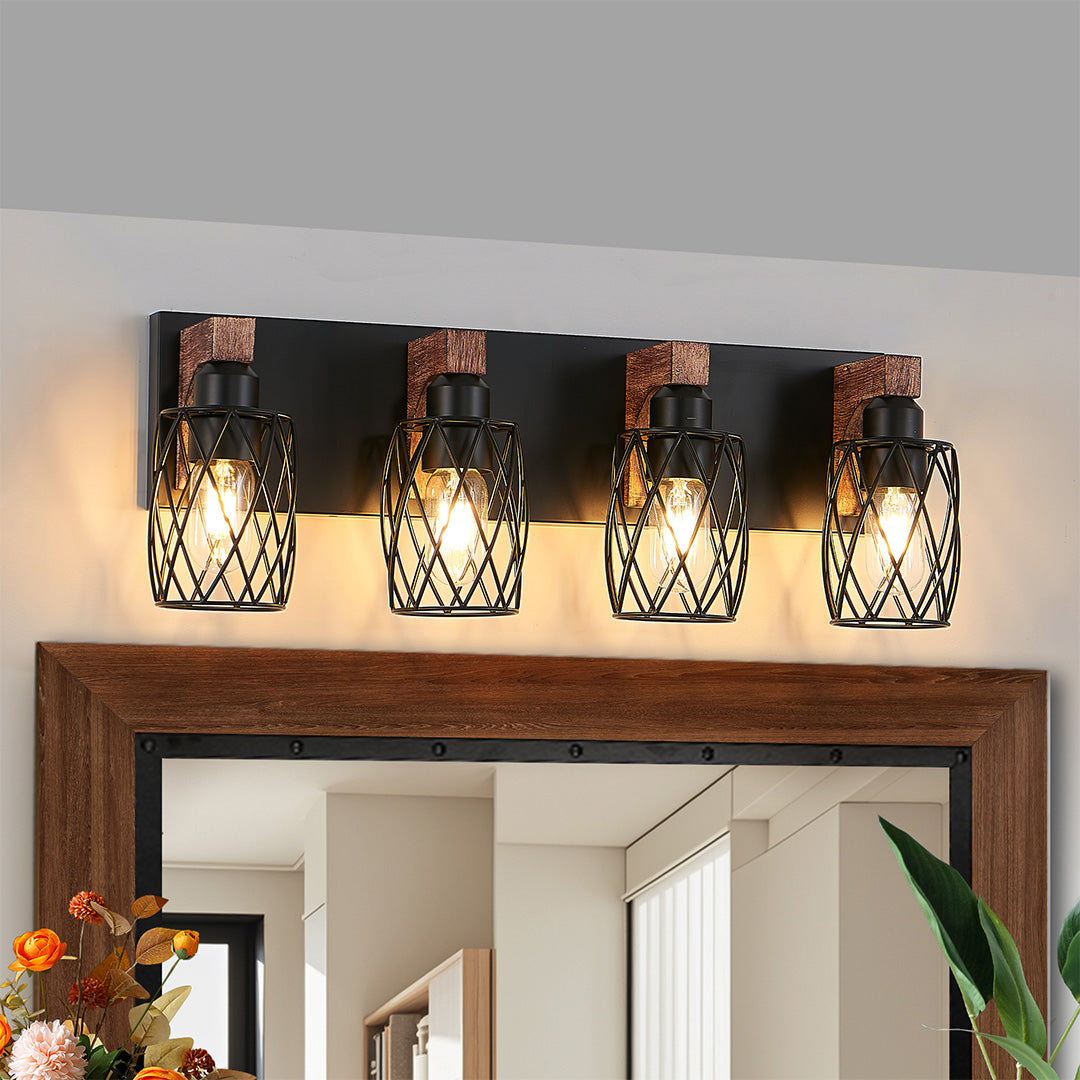 WINCHESTER METAL CAGE BATHROOM LUMINAIRE