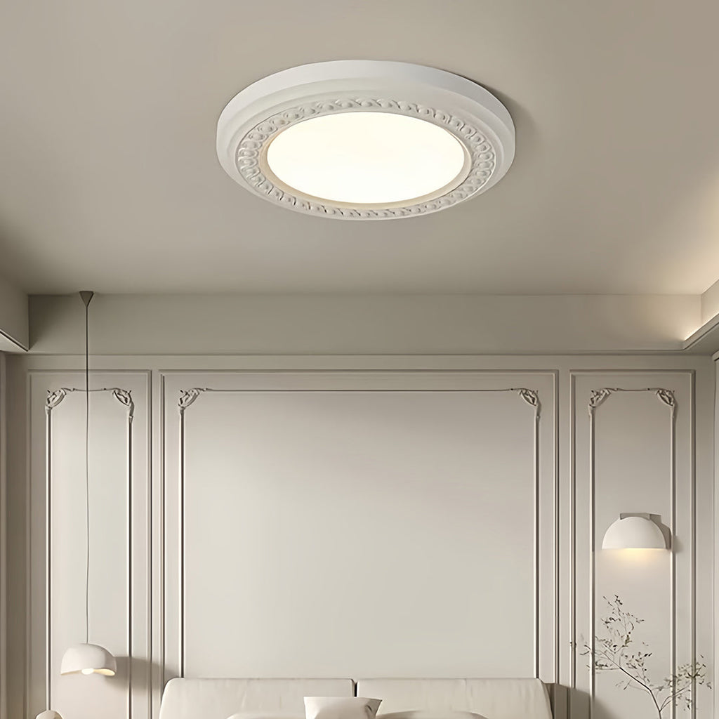 WHITECROFT RESIN EMBOSSED CEILING LANTERN