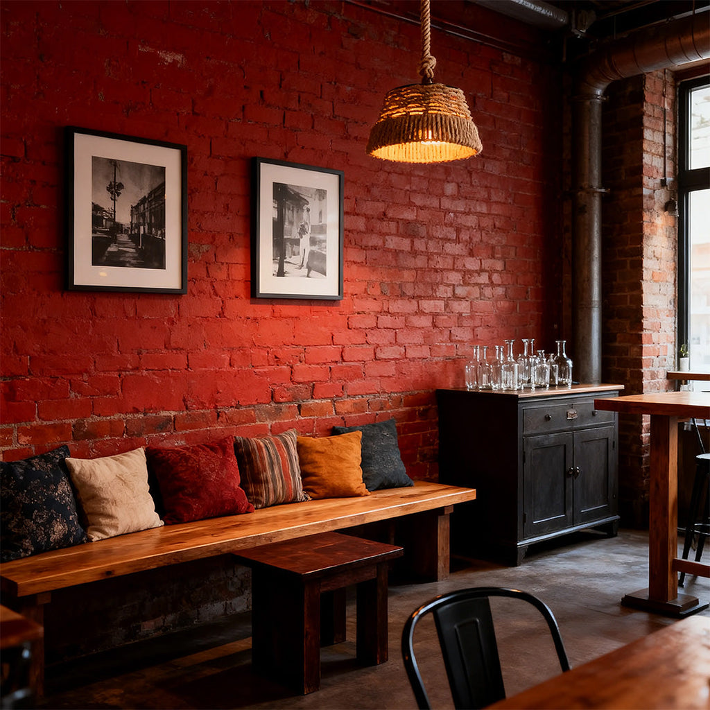 WINCHESTER ROPE-BOUND IRON PENDANT LAMP