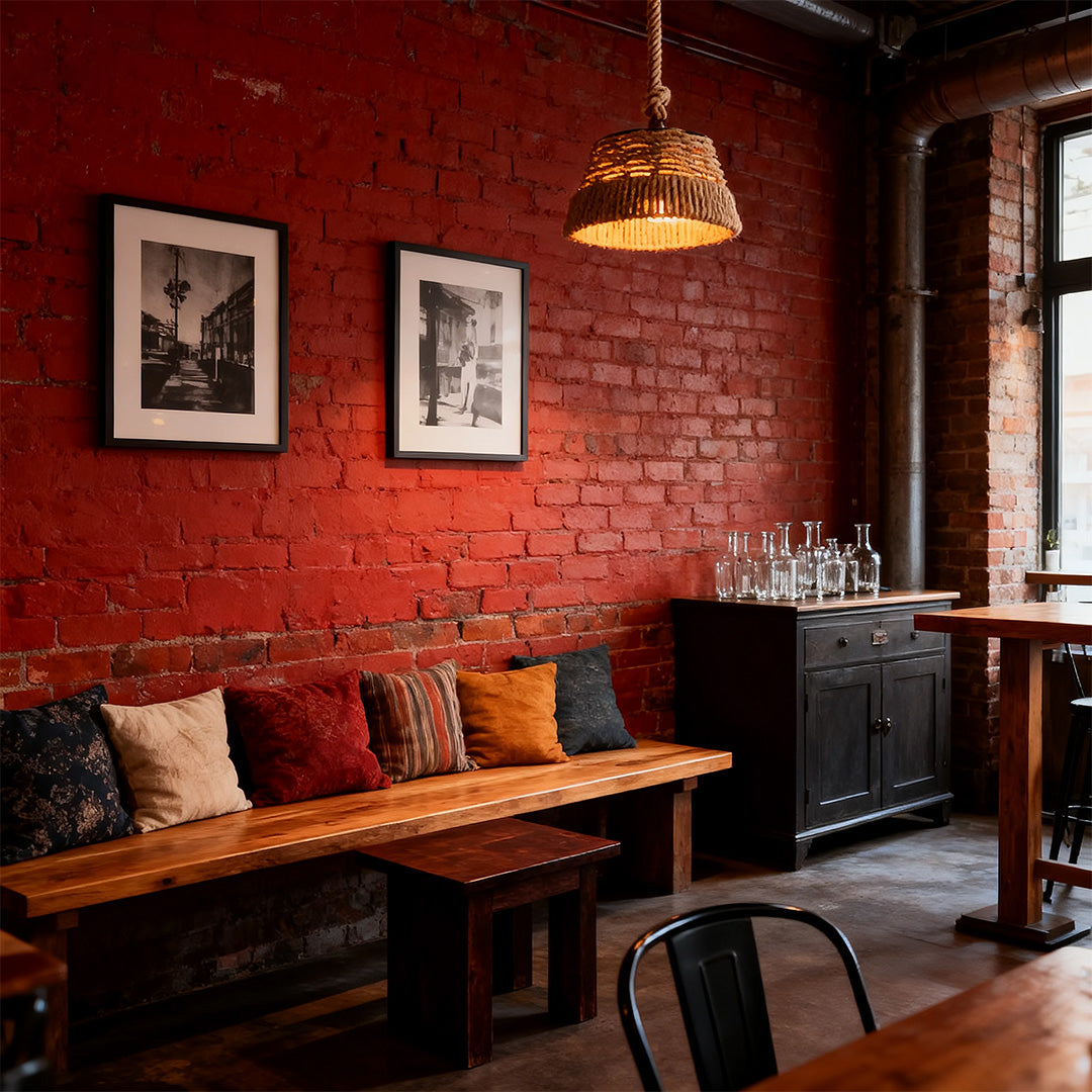 WINCHESTER ROPE-BOUND IRON PENDANT LAMP