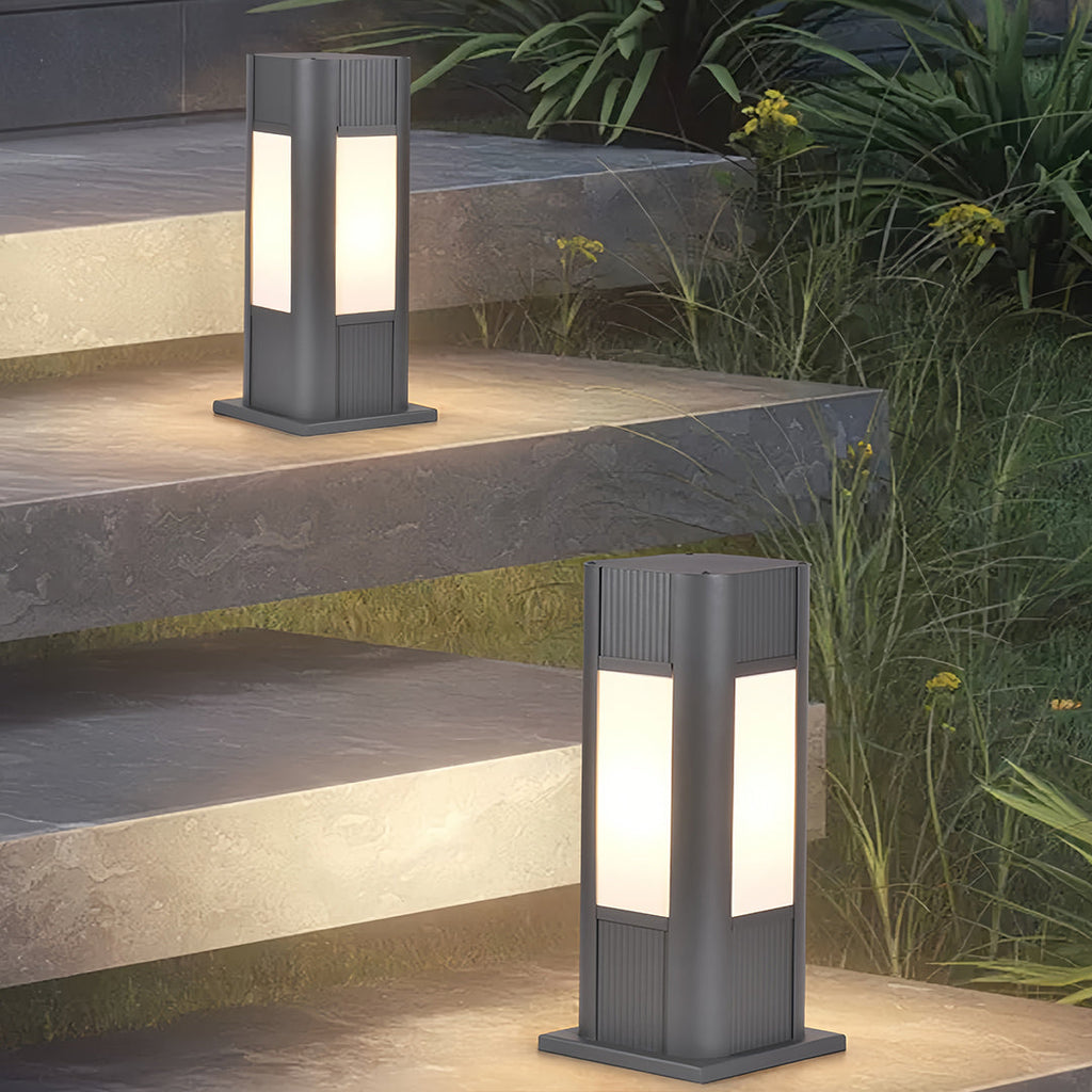 BLACKTHORN SQUARE OUTDOOR ILLUMINATOR WITH WATERPROOF DESIGN