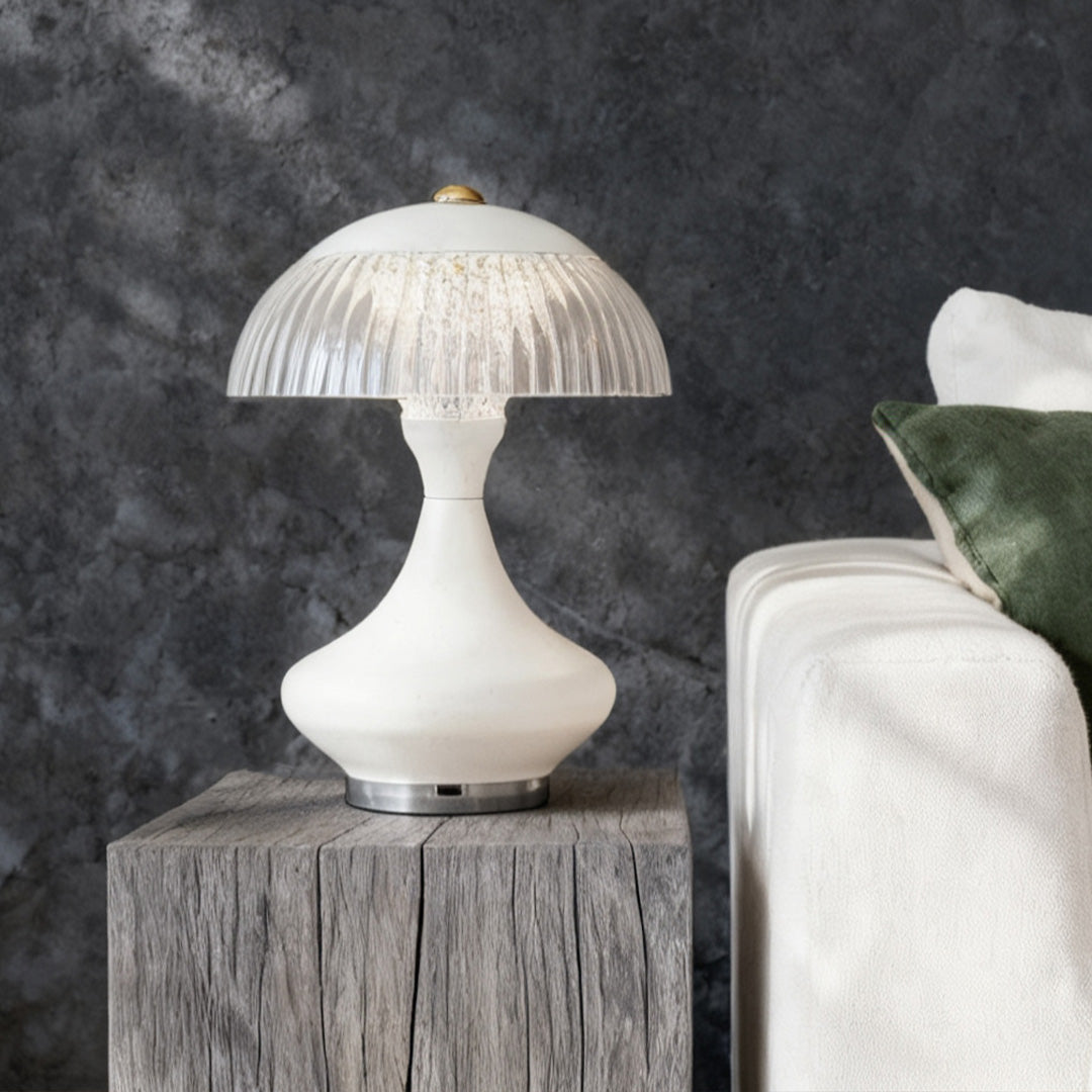 FENTON MODERNIST TABLE LAMP WITH INTEGRATED CHARGER