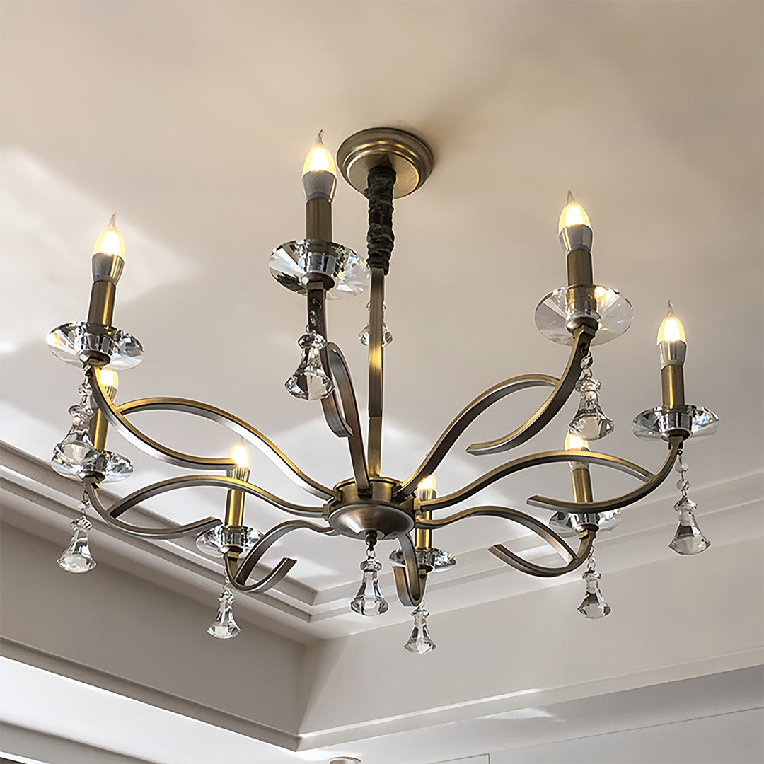 WINDSOR CRYSTAL CANDLELIGHT CEILING LANTERN