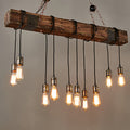 RAVENWOOD IRON AND TIMBER HANGING LANTERN