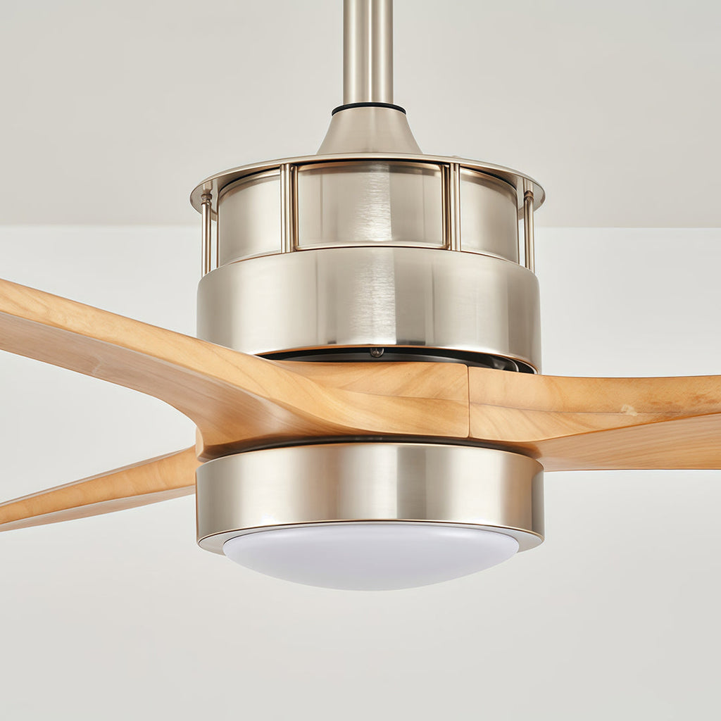 WINCHESTER MODERN AERO CEILING FAN WITH LED LIGHTING AND REMOTE CONTROL