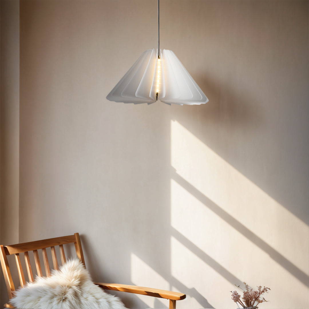 WINTHROP CREAM-COLORED LED PENDANT LANTERN