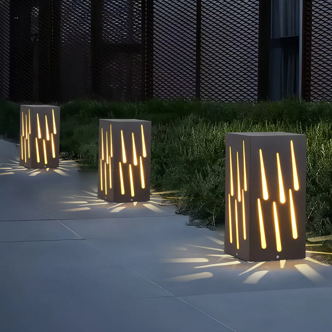WINDSOR PERFORATED OUTDOOR BOLLARD LIGHTING
