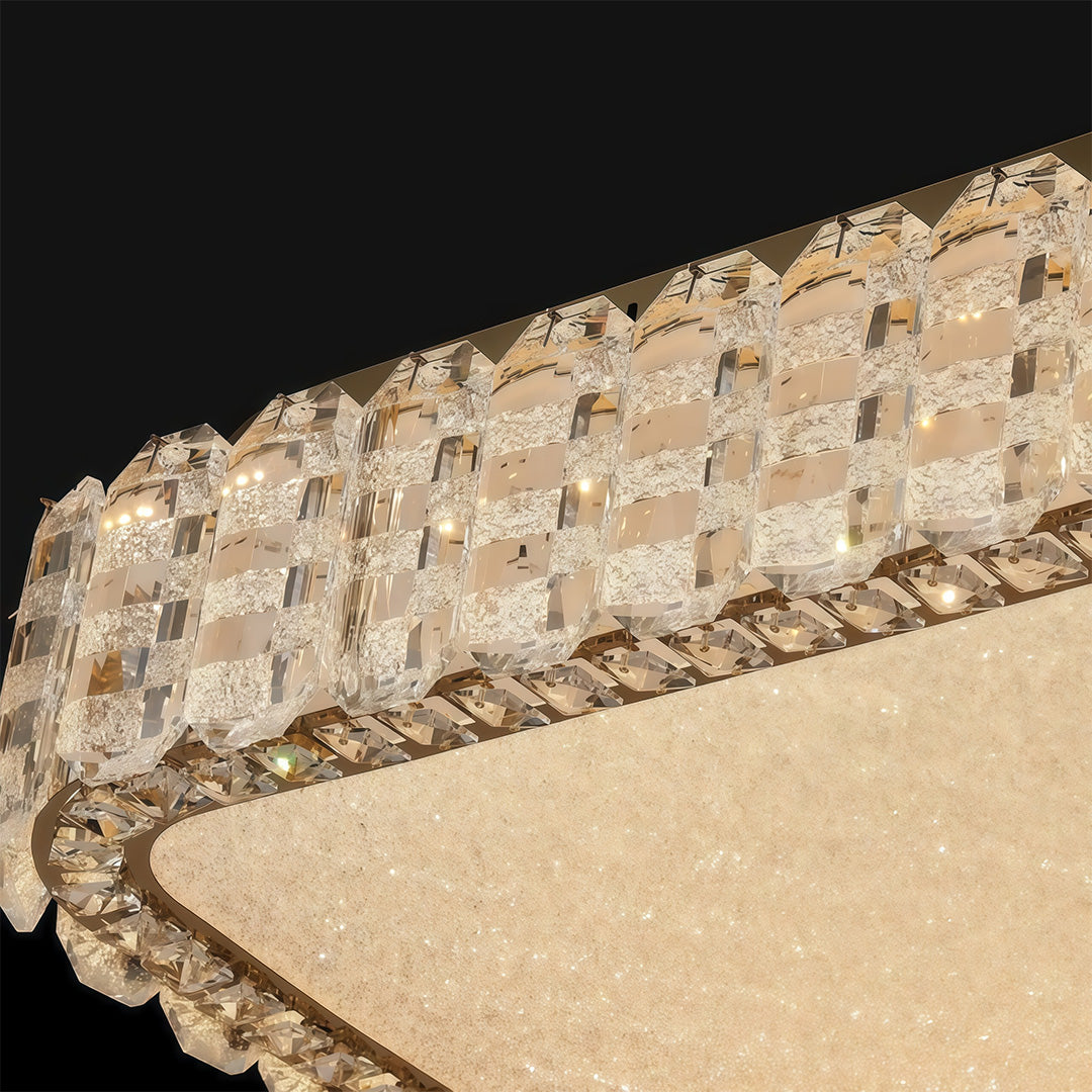WINDSOR CRYSTAL EMBELLISHED FLUSH MOUNT LIGHT