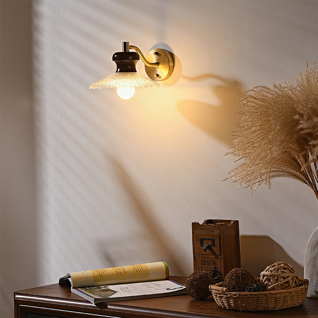 CAPRI BRASS COASTAL WALL SCONCE