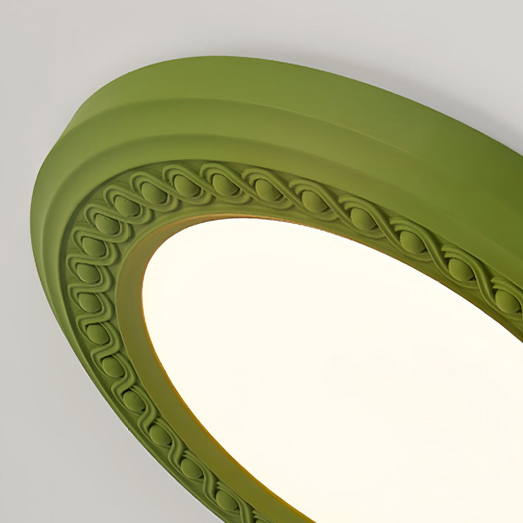 WHITECROFT RESIN EMBOSSED CEILING LANTERN