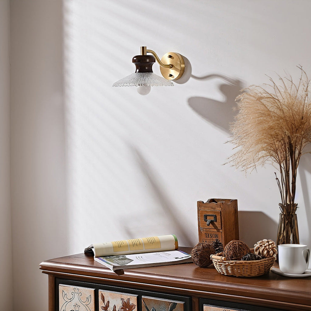 CAPRI BRASS COASTAL WALL SCONCE