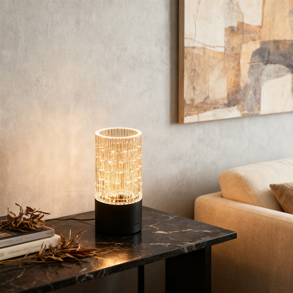 WINTHORPE ARTISAN VASE TABLE LAMP IN MODERN COMPOSITION
