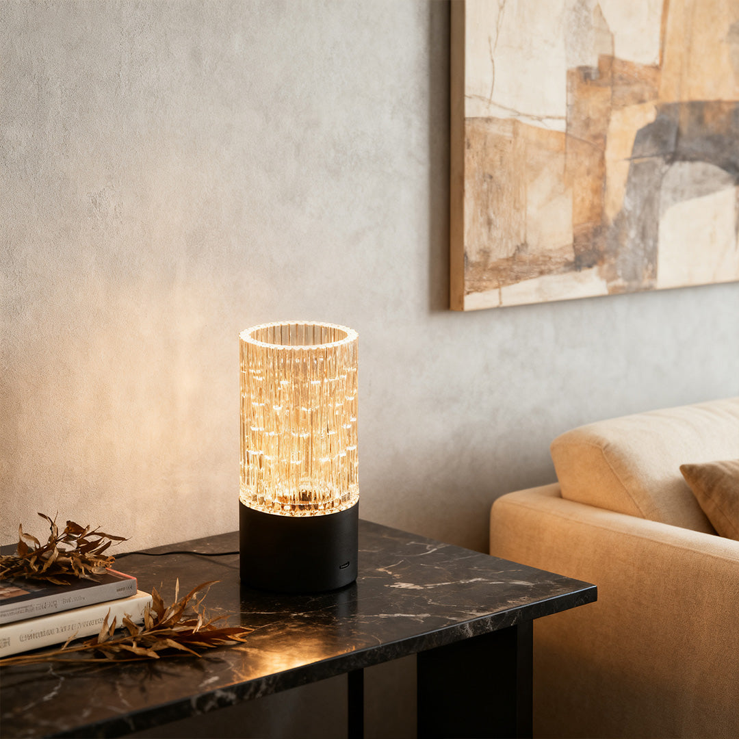WINTHORPE ARTISAN VASE TABLE LAMP IN MODERN COMPOSITION