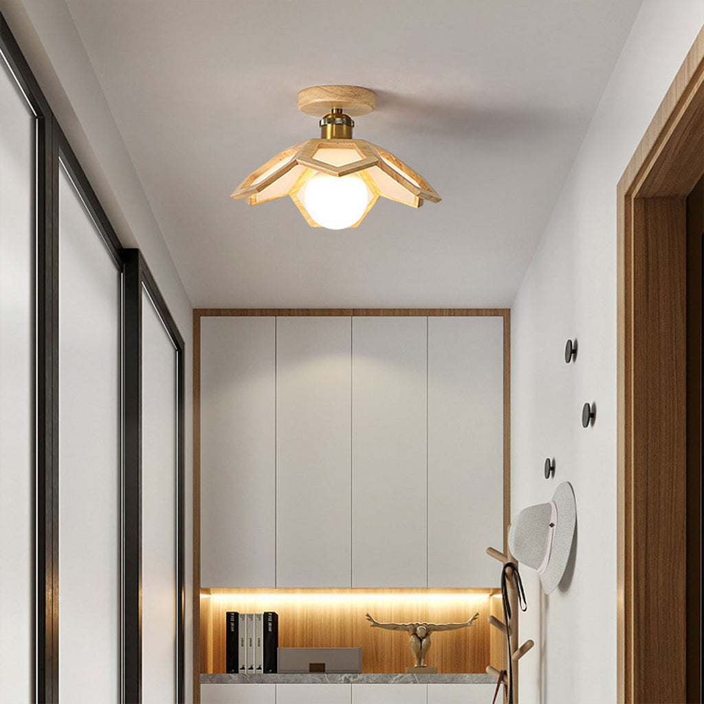 THISTLEWOOD MODERN FLUSH CEILING LANTERN