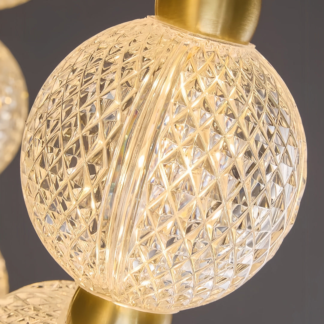 FENWICK CRYSTAL GLOBE ISLAND LIGHTING FIXTURE
