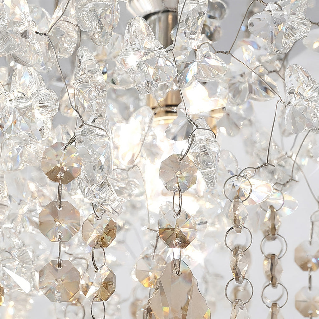 CHARLESTON CRYSTAL EYE-GUARD CEILING LANTERN