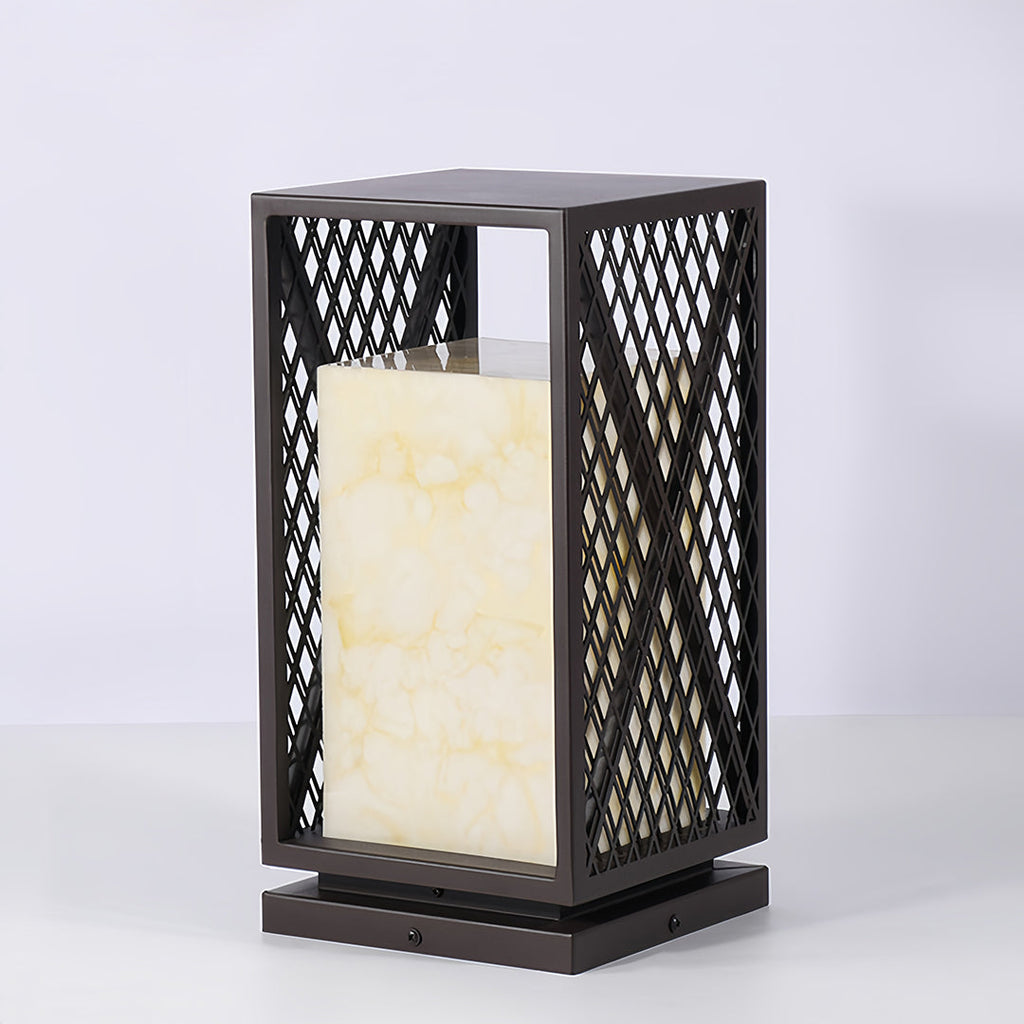 RAVENHURST SQUARE METAL OUTDOOR LANTERN, WEATHER-RESISTANT ILLUMINATION
