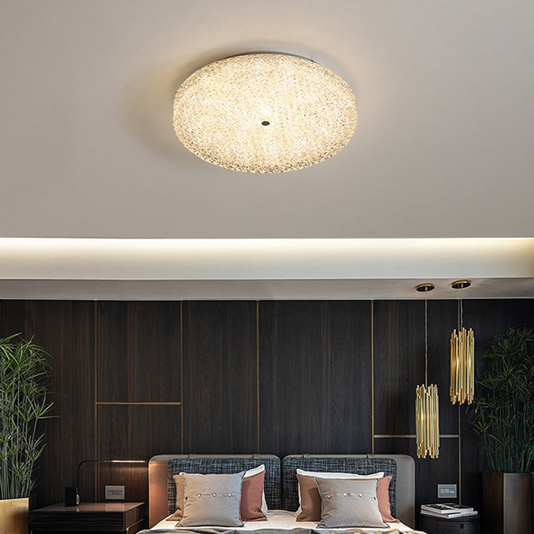 WINTHROP CRYSTAL FLUSH CEILING LANTERN