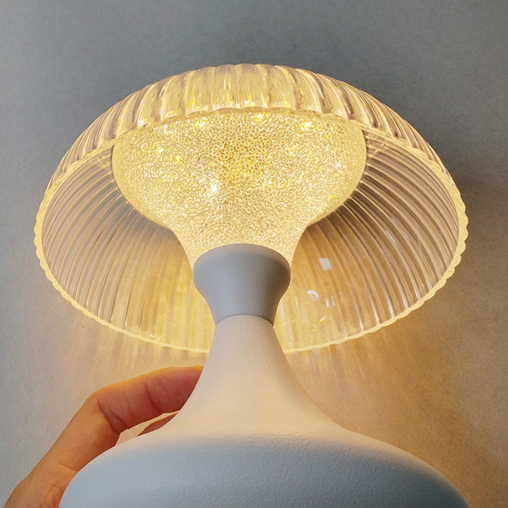 FENTON MODERNIST TABLE LAMP WITH INTEGRATED CHARGER