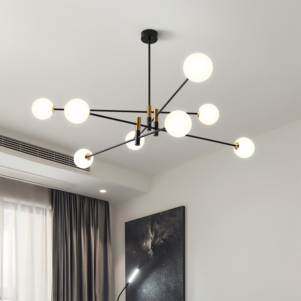 THISTLEWOOD BRANCH ILLUMINATOR IN ONYX AND GOLD