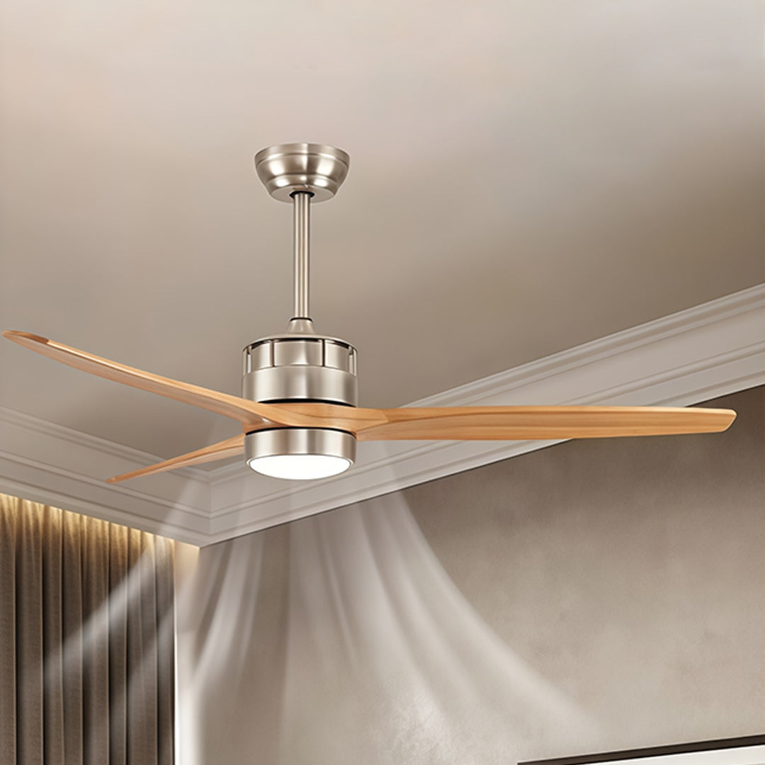 WINCHESTER MODERN AERO CEILING FAN WITH LED LIGHTING AND REMOTE CONTROL