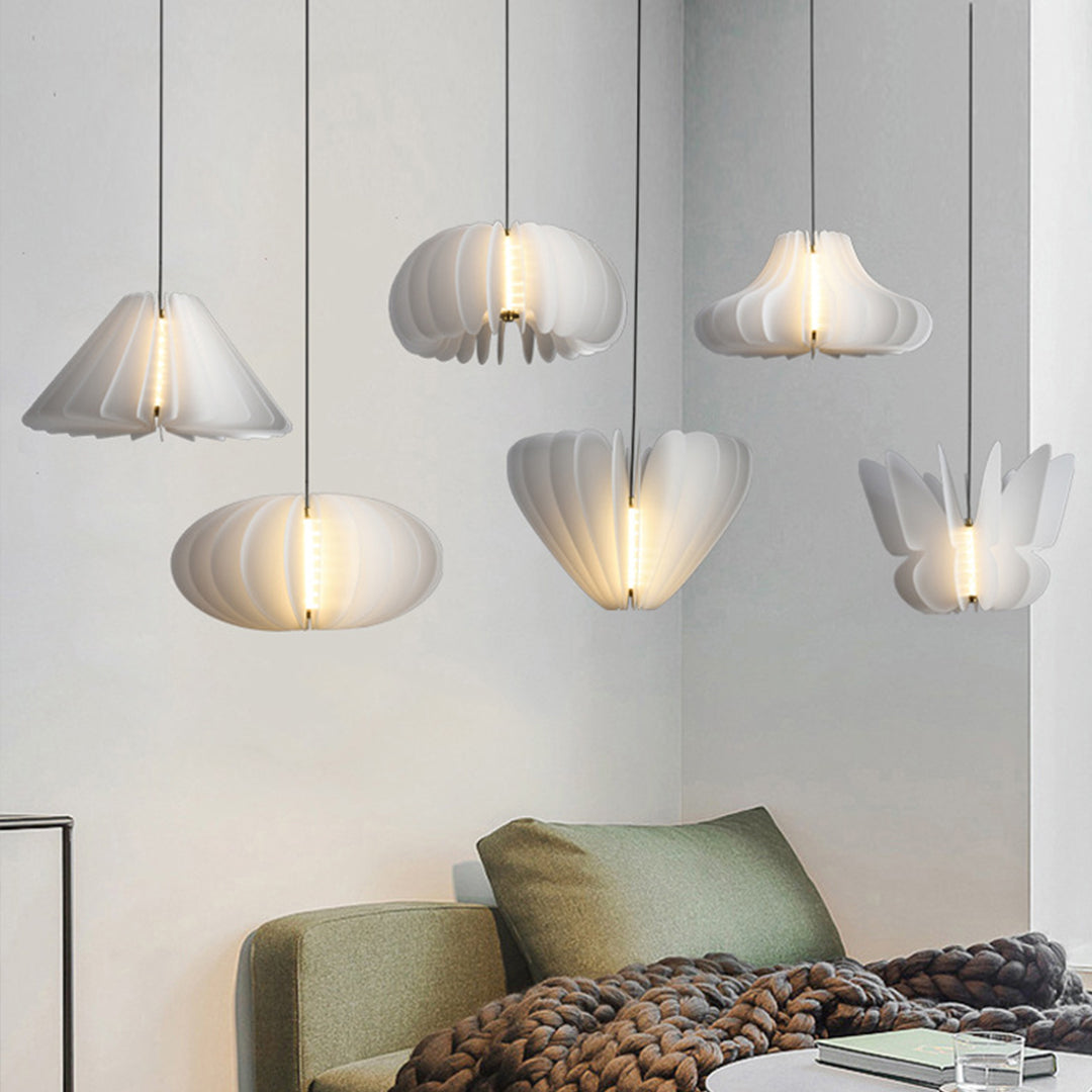 WINTHROP CREAM-COLORED LED PENDANT LANTERN