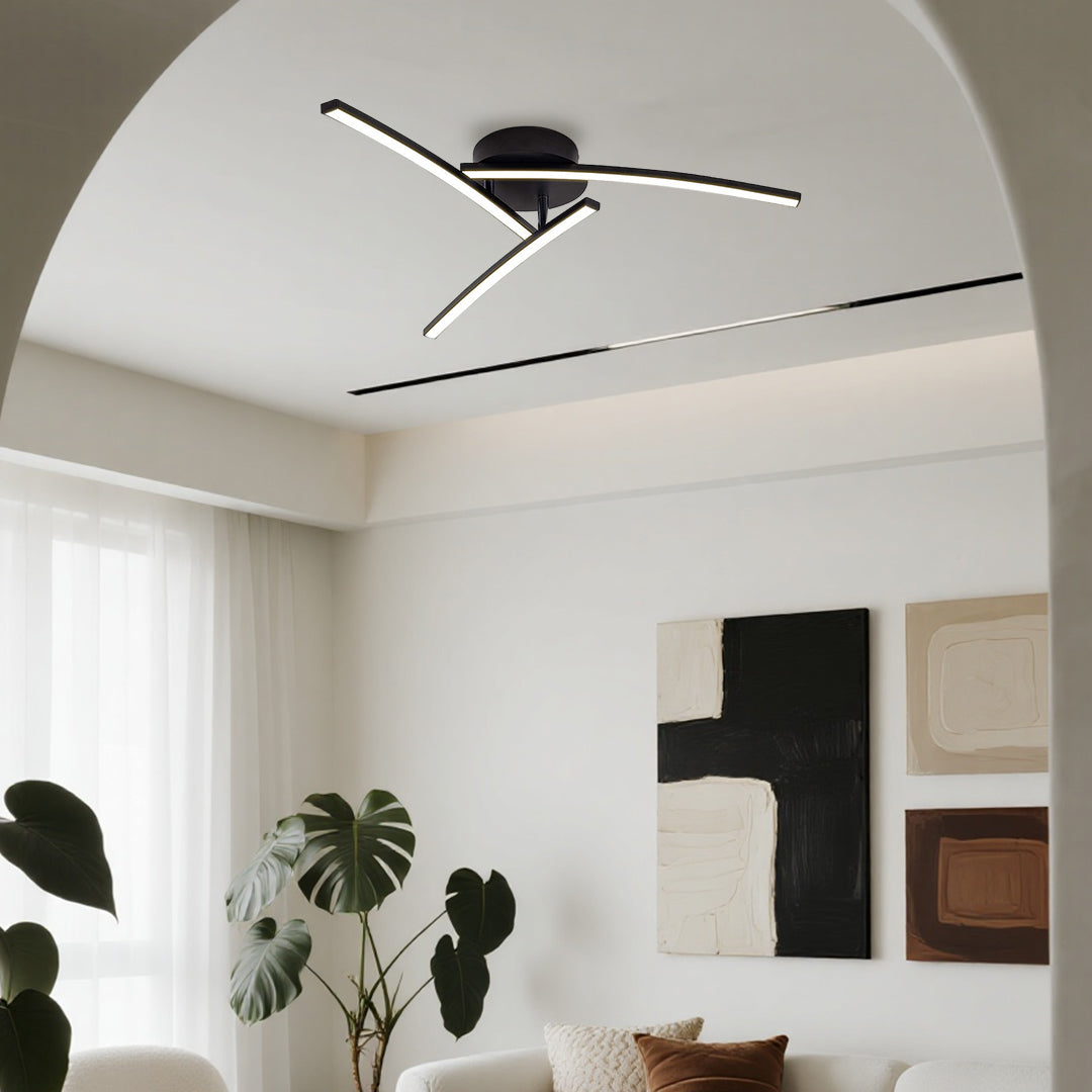 WINTERBOURNE TRIPLE-ARCH ROTATING CEILING LANTERN