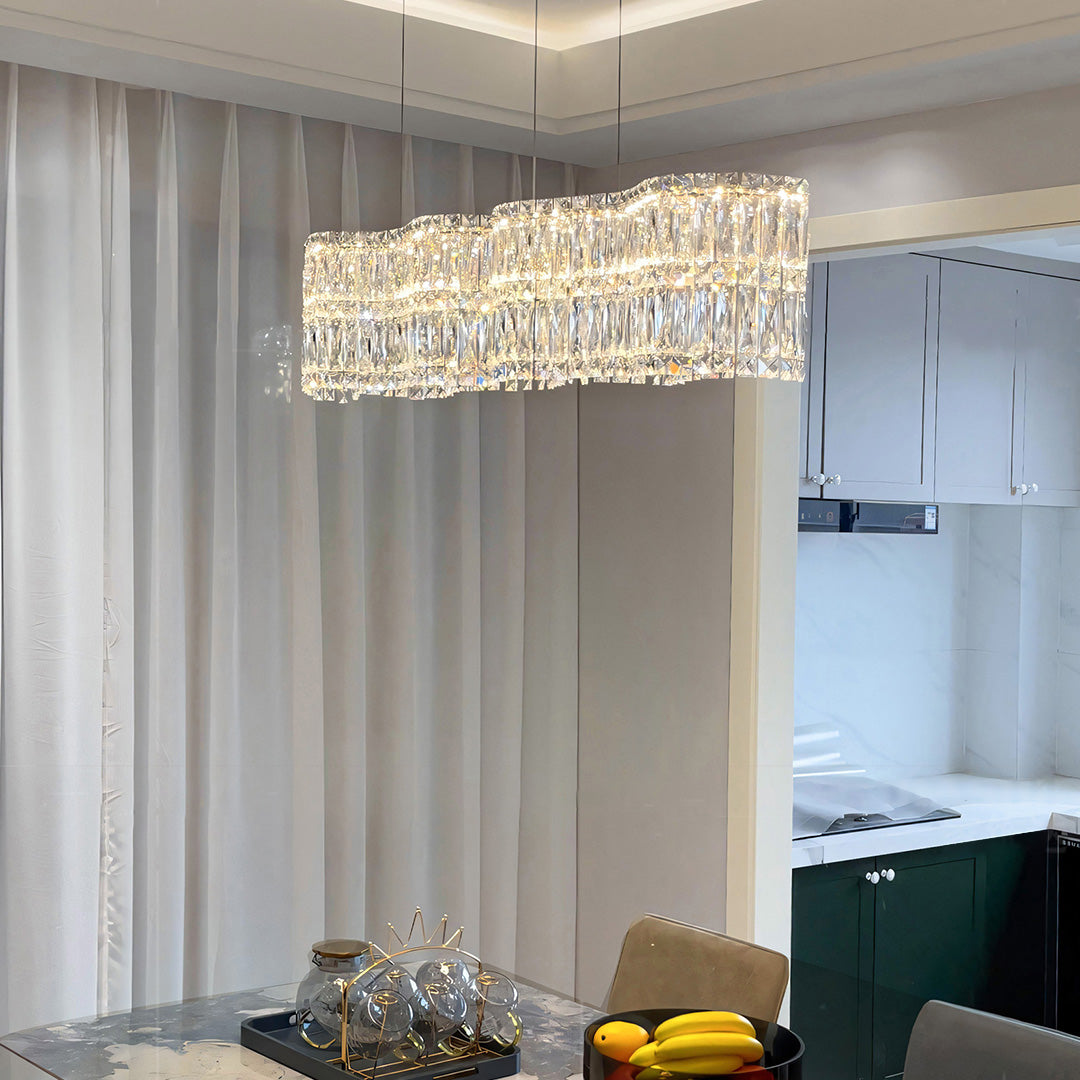WINTERBOURNE CRYSTAL SPHERE CHANDELIER, MODERN MINIMALIST DESIGN