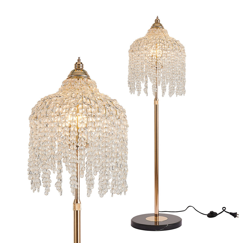 CHARLESTON CRYSTAL ILLUMINATION FLOOR LANTERN