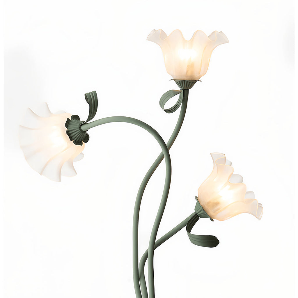 VERDANT VIOLET IRON FLOWER LAMP