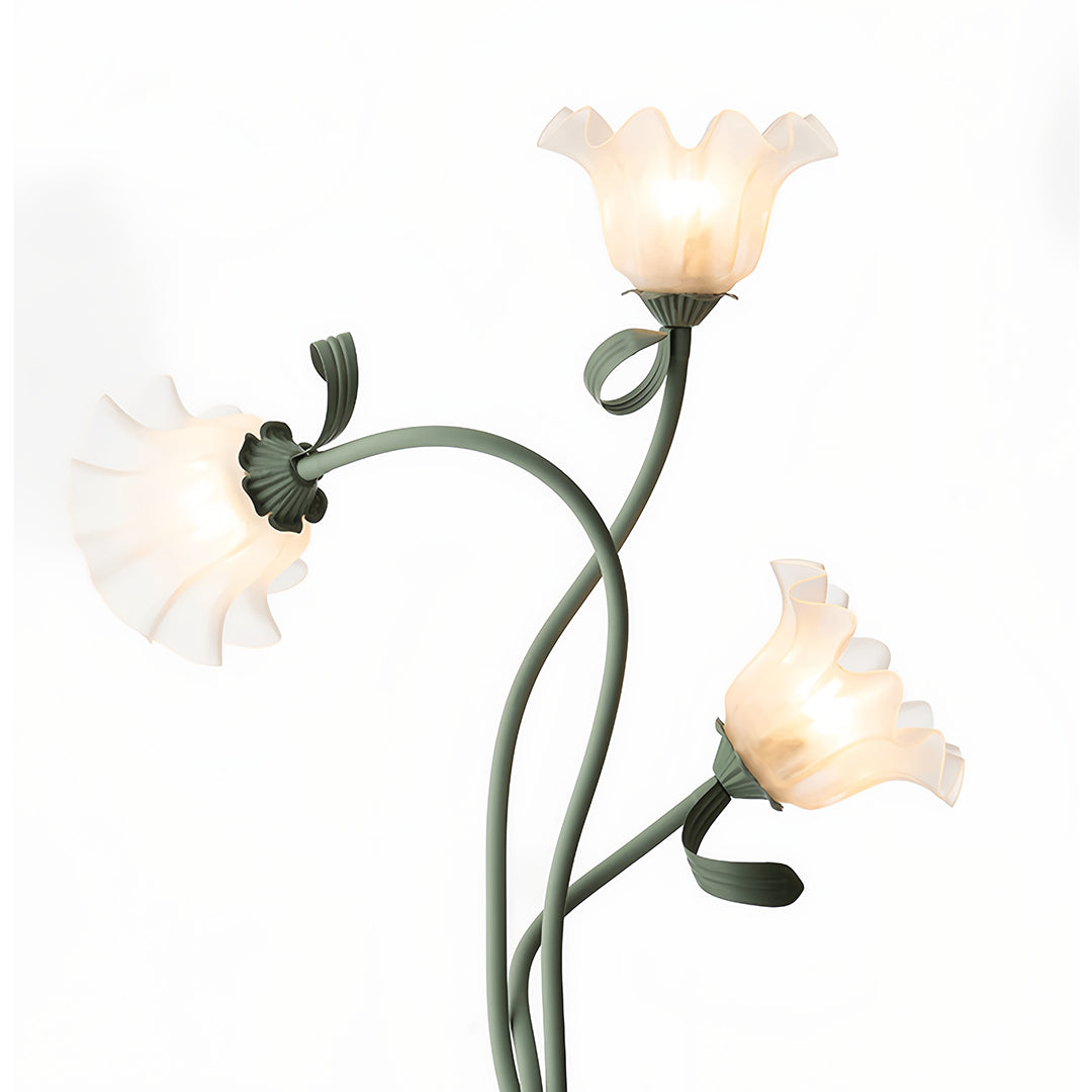 VERDANT VIOLET IRON FLOWER LAMP